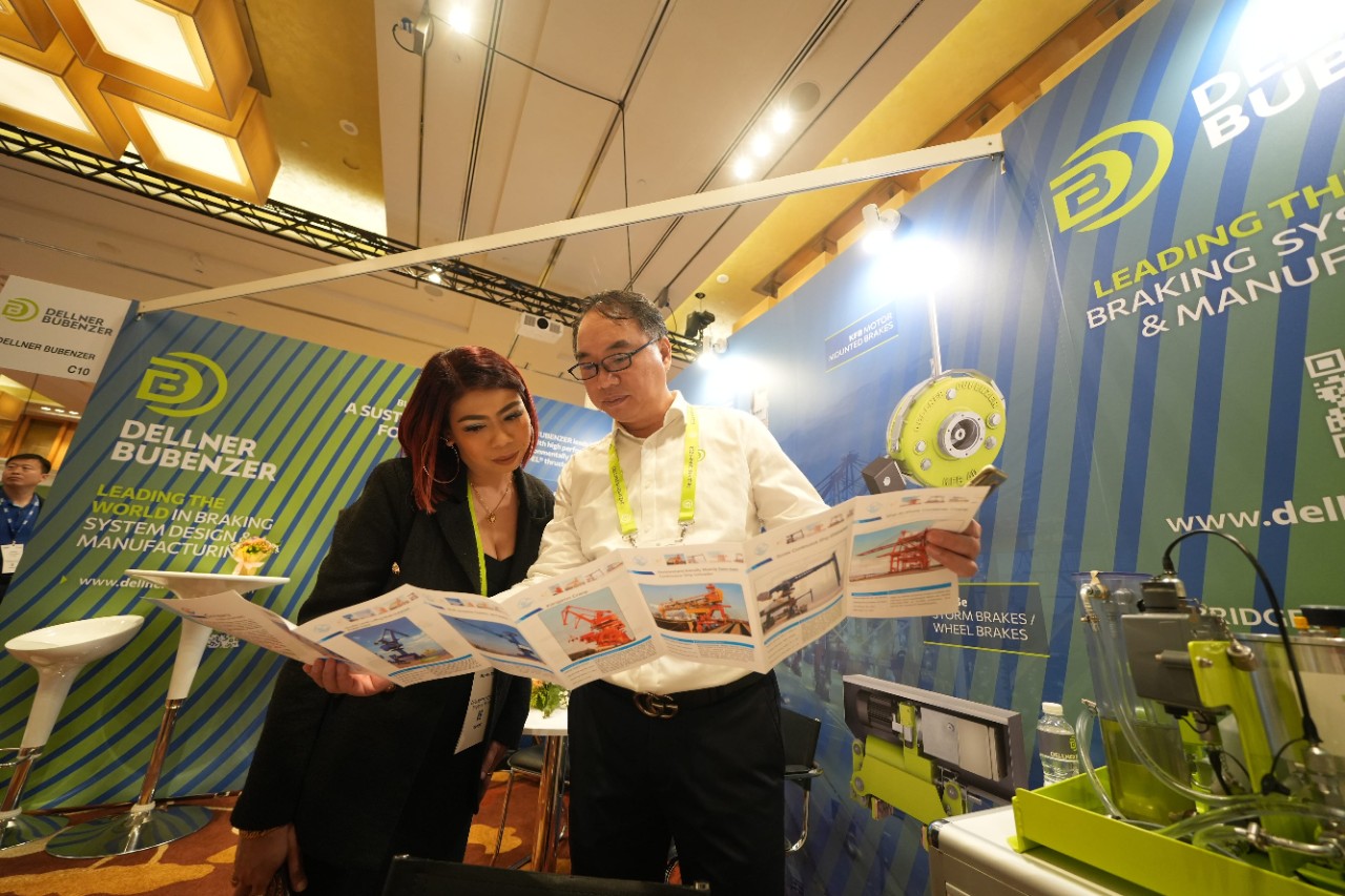 showcasing products at TOC Asia